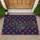 Bold Welcome 1776-2026 Patriotic Stars Bunting - USA 250th Anniversary Heritage Doormat - 1