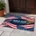USA 250 American Flowing Flag 1776-2026 - 250th Anniversary Independence Day for Veterans Doormat - 5