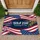 USA 250 American Flowing Flag 1776-2026 - 250th Anniversary Independence Day for Veterans Doormat - 1