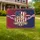 Gold 250 USA Years Shield 1776-2026 - America's 250th Anniversary Patriotic Flag with Bunting Yard Sign - 1