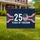 250 Years of Freedom Star Medallions Stripes - USA 250th Anniversary Patriotic Outdoor Decor Yard Sign - 1