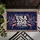 USA 250 1776-2026 Patriotic Bunting Stars Gold Filigree - America's 250th Anniversary Doormat - 6