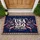 USA 250 1776-2026 Patriotic Bunting Stars Gold Filigree - America's 250th Anniversary Doormat - 1