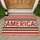 Bold AMERICA Text Stripes Stars - USA 250th Anniversary (1776-2026) American Patriot Design Doormat - 1