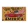 Vintage Red Truck American Flag God Bless America - USA 250th Anniversary (1776-2026) Doormat - 3