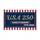 USA 250 Years of Freedom 1776-2026 - Star Spangled Striped Bunting American Pride Doormat - 3