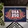 USA 250 Years of Freedom 1776-2026 Patriotic Shield - Anniversary Gift for Veterans Doormat - 6