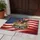Bald Eagle American Flag 1776-2026 - USA 250th Anniversary Patriotic Shield for Veterans Doormat - 5