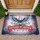 Bald Eagle American Flag 1776-2026 USA 250th Anniversary Freedom Fireworks Star Border Doormat - 1