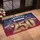 250th America's Birthday 1776-2026 Gold Star-Spangled Flag & Fireworks Decor Doormat - 4