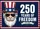 Uncle Sam 250 Years of Freedom 1776-2026 - American Patriot Independence Day Design Doormat - 7