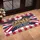 Bald Eagle American Flag 1776-2026 - USA 250th Anniversary Buffalo Plaid Bunting Doormat - 4