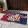 Gold 250 USA Years Shield 1776-2026 - America's 250th Anniversary Patriotic Flag with Bunting Doormat - 5