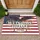 Bald Eagle American Flag Welcome Home - USA 250th Anniversary 1776-2026 Patriotic Doormat - 1
