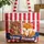 Bear Fox Name Ribbon Red White Stripes Silver Stars - Everyday Carry Gift Quilted Tote Bag - 1