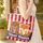 Bear Fox Name Ribbon Red White Stripes Silver Stars - Everyday Carry Gift Quilted Tote Bag - 4