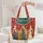 Art Deco Female Figures Golden Leaves Name - Everyday Lifestyle Home Decor Gift Quilted Tote Bag - 5
