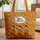 Three Elegant Women Your Name Floral Wreath Leaf Garland - Autumn Lifestyle Gift Quilted Tote Bag - 1