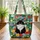 Black White Cat Vibrant Garden Flowers Floral Wreath - Everyday Cat Lover Gift Quilted Tote Bag - 3