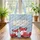 Nuzzling Foxes Gold Medallion Stars Hearts - Everyday Carry Gift for Fox Lover Quilted Tote Bag - 3