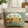 Tear-Drop Camper Van Your Name Sign Pinecone Forest Road Trip Gift Quilted Tote Bag - 1