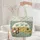 Tear-Drop Camper Van Your Name Sign Pinecone Forest Road Trip Gift Quilted Tote Bag - 5