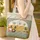 Tear-Drop Camper Van Your Name Sign Pinecone Forest Road Trip Gift Quilted Tote Bag - 4