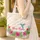Hummingbird Tropical Flowers Hibiscus Your Name Wildlife Lover Gift Quilted Tote Bag - 4