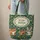 Personalized Lily of the Valley Flowers Antique Books Everyday Lifestyle Gift Quilted Tote Bag - 6