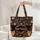 Fox Kits Nuzzling Small Wildflowers Leaves Berries Wreath - Wildlife Lover Gift Quilted Tote Bag - 5