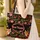 Fox Kits Nuzzling Small Wildflowers Leaves Berries Wreath - Wildlife Lover Gift Quilted Tote Bag - 4