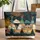 Personalized Tipis Sun Clouds Western Rustic Sign - Boho Lifestyle Home Decor Gift Quilted Tote Bag - 1