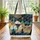 Personalized Tipis Sun Clouds Western Rustic Sign - Boho Lifestyle Home Decor Gift Quilted Tote Bag - 3