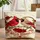 Cardinals Heart Branch Roses Botanical Scrolls Personalized - Bird Lover Gift Quilted Tote Bag - 1