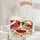 Cardinals Heart Branch Roses Botanical Scrolls Personalized - Bird Lover Gift Quilted Tote Bag - 5