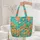 Tropical Hibiscus Beach Lounge Chairs Personalized - Vacation Essentials Quilted Tote Bag - 5