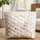 Bunnies Floral Wreath Patchwork - Personalized Baby Shower Gift Quilted Tote Bag - 1