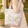 Bunnies Floral Wreath Patchwork - Personalized Baby Shower Gift Quilted Tote Bag - 4