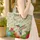 Hummingbird Hibiscus Floral Tropical Leaves - Nature Lover Gift for Her Quilted Tote Bag - 4