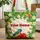 Tropical Finch Hibiscus Plumeria Leaves Floral Wreath - Botanical Bird Lover Gift Quilted Tote Bag - 1