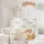 Bunny Fox Floral Wreath Personalized - Everyday Tote Gift for Kids Quilted Tote Bag - 5