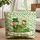 Three Four Leaf Clover Name Scroll Subtle Gold - St. Patrick's Day Gift for Irish Lover Quilted Tote Bag - 1
