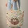 Personalized Shih Tzu Storybook Reader Wildflower Botanical - Dog Lover Gift Quilted Tote Bag - 6