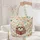 Personalized Shih Tzu Storybook Reader Wildflower Botanical - Dog Lover Gift Quilted Tote Bag - 5