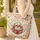 Personalized Shih Tzu Storybook Reader Wildflower Botanical - Dog Lover Gift Quilted Tote Bag - 4