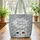 Blue Amber Eye Cat Floral Name Wreath Organic Swirl - Everyday Cat Lover Gift Quilted Tote Bag - 3