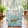 Sea Turtles Personalized Name Medallion Ocean Waves Sand - Beach Vacation Gift Quilted Tote Bag - 3