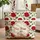 Bunny Miniature Roses Winding Vines Floral Wreath - Your Name Text Nature Lover Gift Quilted Tote Bag - 1