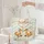 Playful Foxes Nuzzle Botanical Florals Berries Leaves Wreath - Nature Lover Everyday Gift Quilted Tote Bag - 5