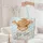 Highland Cow Calf Floral Bow Wreath Leaf Garland - Farmhouse Cow Lover Gift Quilted Tote Bag - 5
